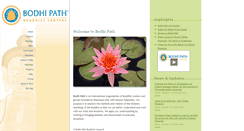 Desktop Screenshot of bodhipath.org